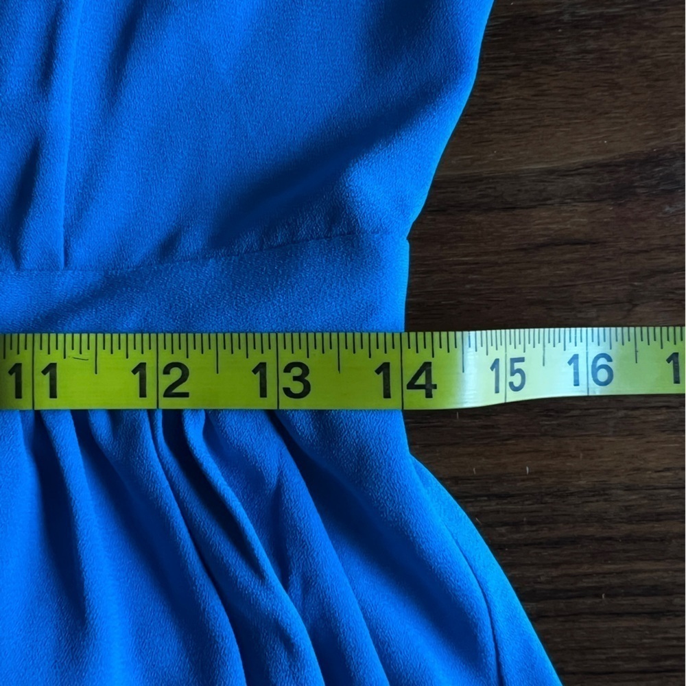 Hobbs London Sleeveless Midi Blue Dress sz US 6 / UK 10 - Picture 14 of 15